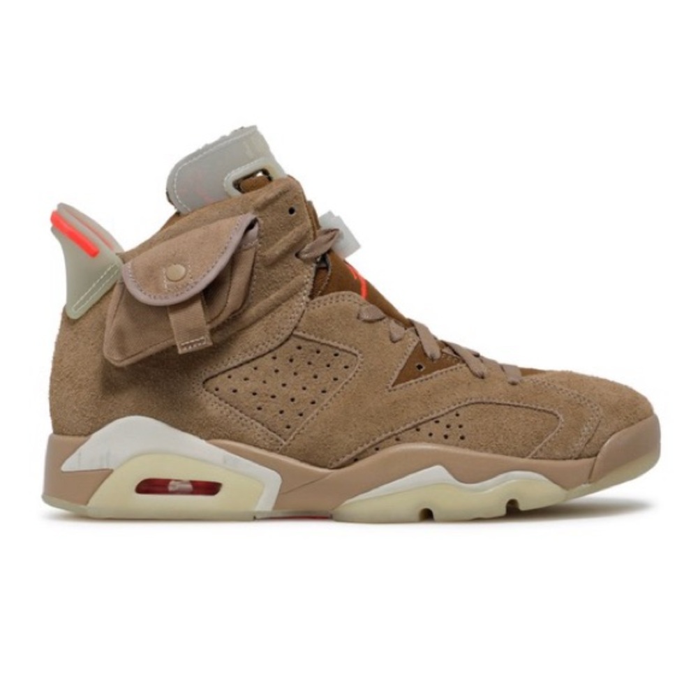 Travis Scott × Air Jordan 6 Retro
'British Khaki'